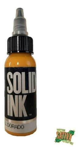Tinta Para Tattoo Solid Ink 1 Oz. U.s.a El Dorado 0