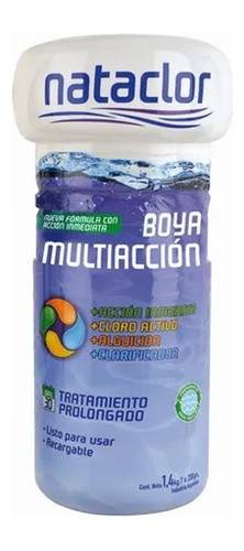 Boya Para Pileta Multiaccion Recargable Nataclor Mm 0