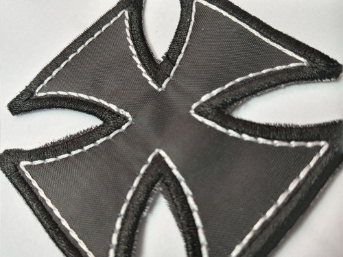 Parche Aplique Aplicacion Bordado Cruz De Hierro 6,5cm.x1 1