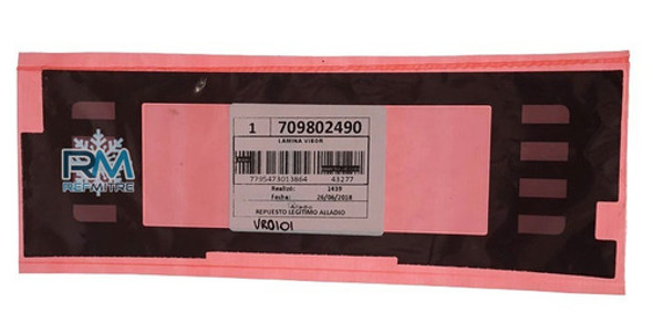 Lamina Visor Lavarropas Drean Next 8.14 0