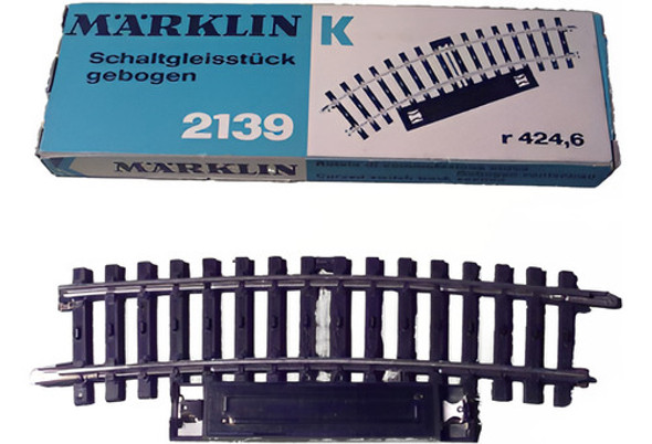Cambio De Direccion Curva Marklin 2139 K - Como Nuevo - Caja 0