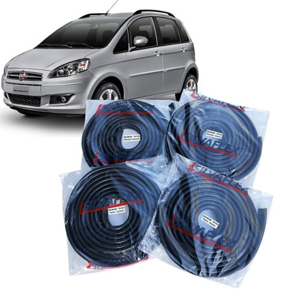 Burletes Para Las 4 Puertas Fiat Fiat Idea (kit 4 Unidades) Silvaflex 0