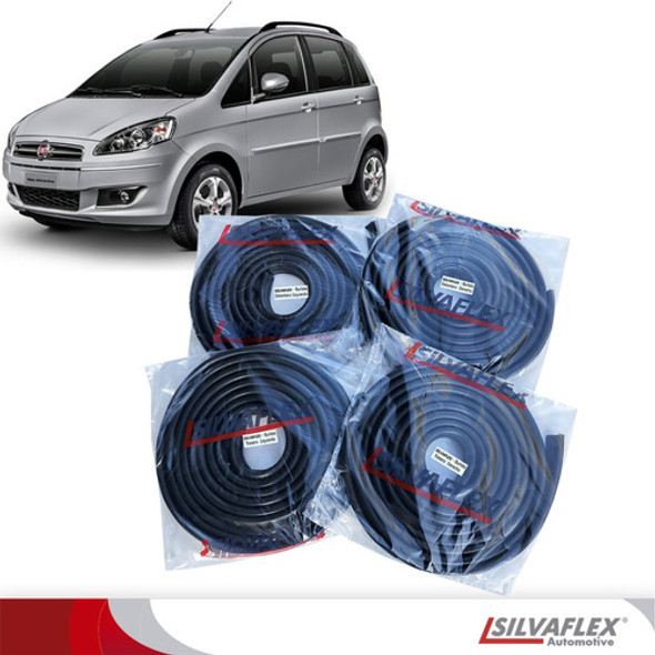 Burletes Para Las 4 Puertas Fiat Fiat Idea (kit 4 Unidades) Silvaflex 1