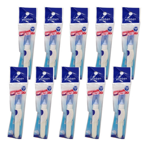 Lápiz Corrector Liquido Punta Metálica Pack X 10 Unidades 0