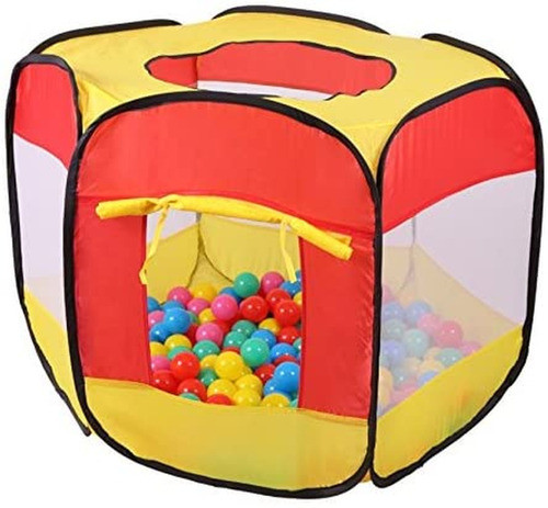 Pelotero  90 X 90 X 70 Cm Portatil Incluye 100 Pelotas 0