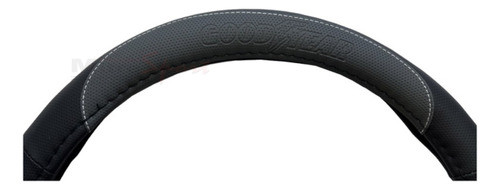 Cubre Volante Goodyear Negro Y Gris - Cuerina 1