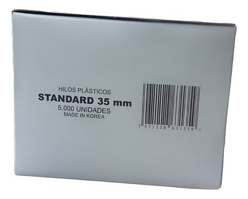 Precintos 35mm Etiquetar Ropa Tag Pin Standard X5.000 0