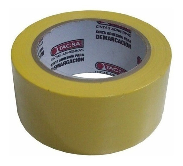 Cinta Tacsa Demarcacion Piso-pared Amarilla 33m X 50mm 1 Cinta Tacsa Demarcacion Piso-pared Amarilla 33m X 50mm 1