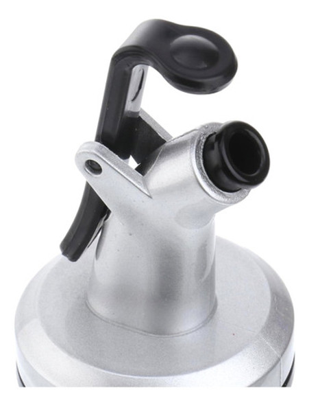 Aceitero Vinagrero Vidrio Acero Pico Vertedor Medidor 200ml. 1