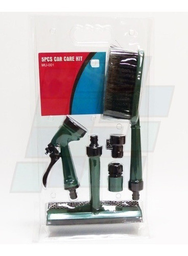 Kit De Lavado 5 Pzas Cepillo + Secador + Pistola + Conector 0