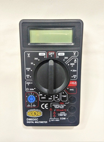 Tester Multimetro Digital Temperatura Buzzer Dm830c 1