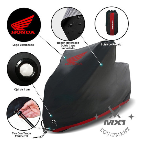 Funda Cubre Moto Honda Pcx 150 160  Lona Importada ! 1