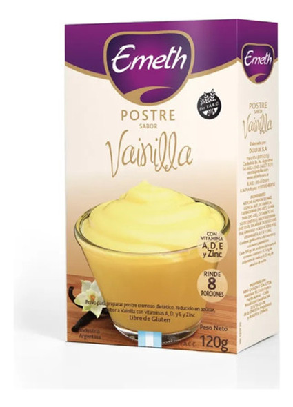 Emeth Postre Vainilla 120gr X 6 Unidades 0 Emeth Postre Vainilla 120gr X 6 Unidades 0