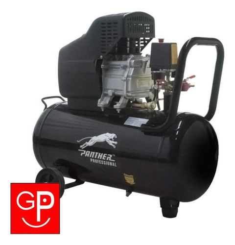 Compresor De Aire Panther 2.5hp 42 Lts + Kit De Aire 5pz G P 1