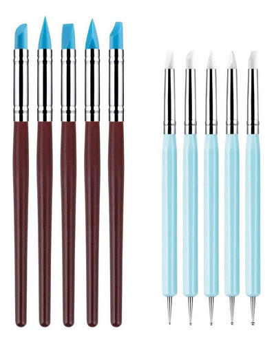 10 Pcs Herramienta De Escultura De Arcilla Polimérica De De 0