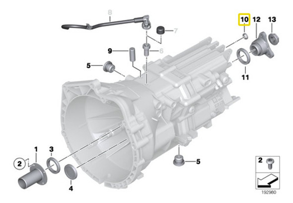 Reten Caja Cambios Manual Para Bmw Serie 3 E36 320i M50 1