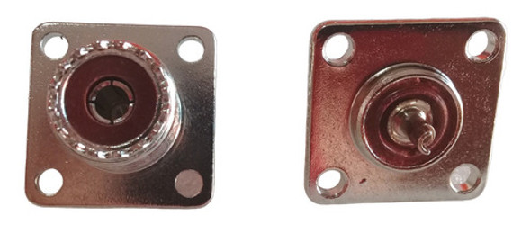 Conector So -239 - Uhf Hembra  Para Chasis - Romero Com 1