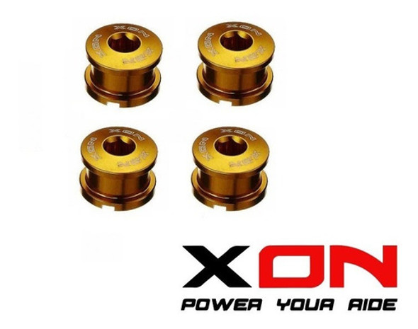 Tornillo P/ Palanca Bicicleta Monoplato -xon- Al X 4 Dorado 1