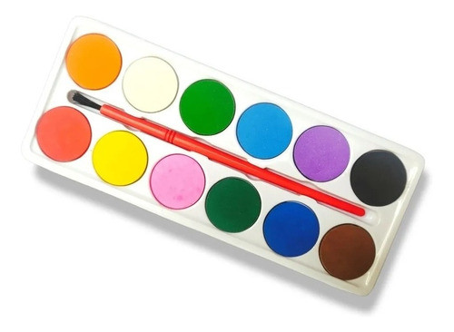 Acuarelas Cbx Pastillas X 12 Colores X 180 Blisters 1