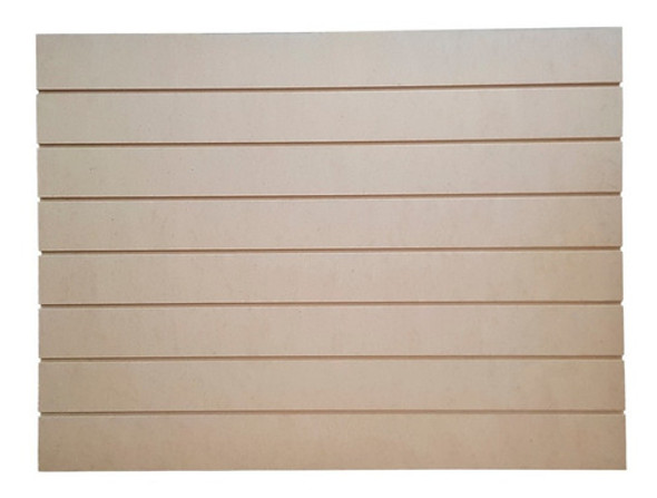 Panel Ranurado Chico 1.20x60 Crudo - Para Ganchos Blisteros 0