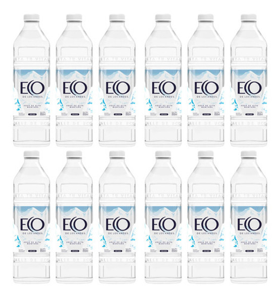 Agua Eco De Los Andes Sin Gas Botella 850ml X12 0