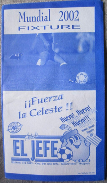 Fixture Campeonato Mundial Futbol Corea Japon 2002 El Jefe 0