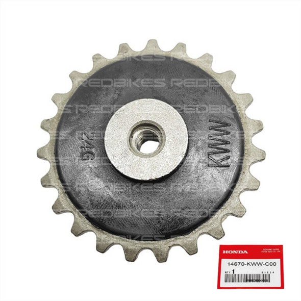 Engranaje Bomba Aceite Honda Wave S 110 Original 24t Dt 0