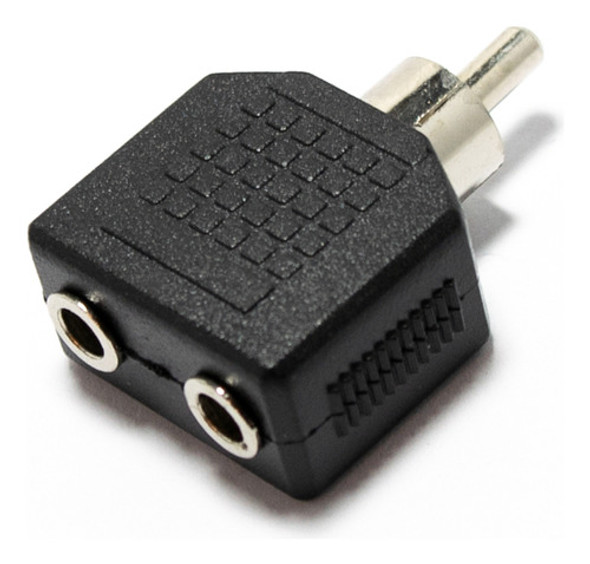 10 Adaptadores 2 Rca Hembra A 1 Rca Macho Splitter Divisor 1