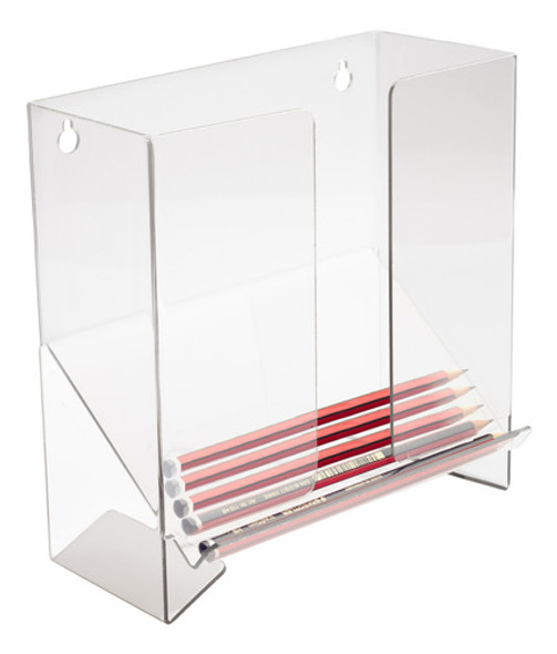 Organizador Lápices Librerías Comercios Transparente X1u 0