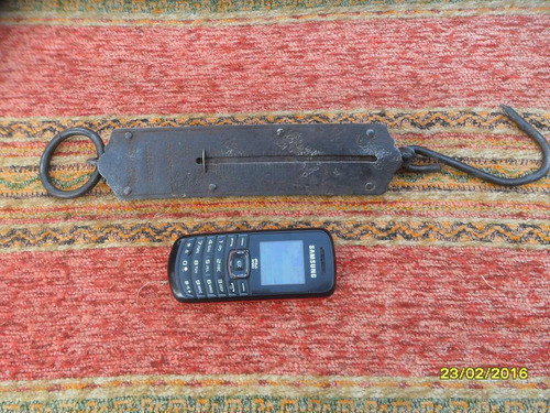 Antigua Balanza Romana Pocket Chapa Borrosa Funciona Leer 1
