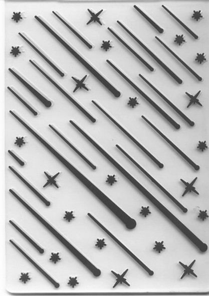 Carpeta De Embossing Texturizadora Repujado Estrella Fugaz 0