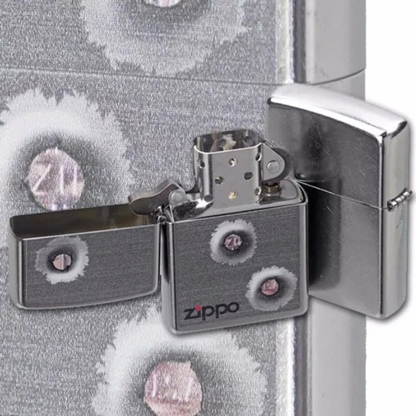 Encendedor Zippo 28870 Bullet Holes El Jabali 1