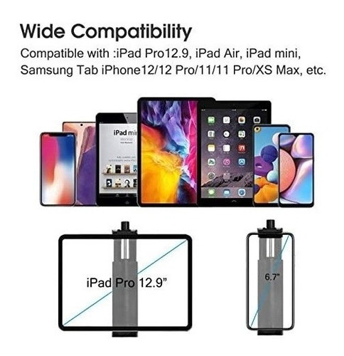 Trípode Cámara Lusweimi 60ø iPad Pro Y iPhone 1
