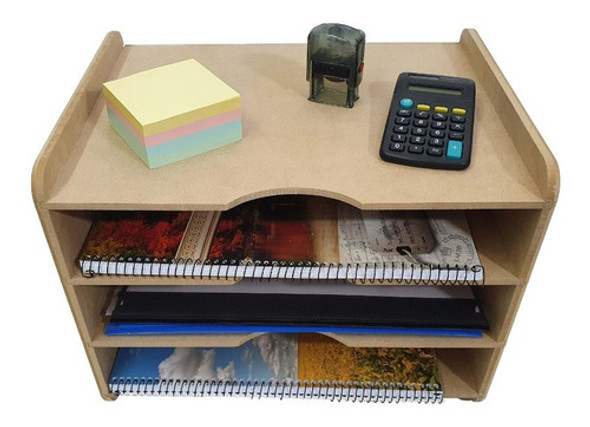 Organizador De Escritorio En Fibrofacil Modelo 4 1