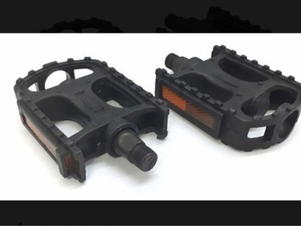 Par Juego De Pedales Bicicleta Plastico Bmx 9/16 Mtb 0