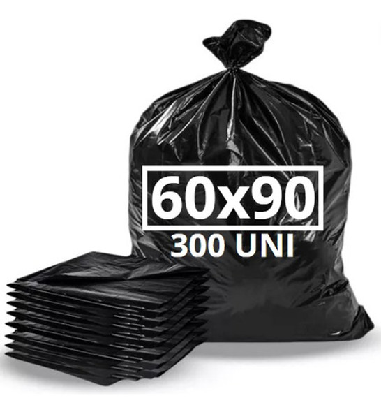 Bolsas De Residuos Consorcio Basura Negras 60x90 X300uni 0