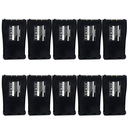 10pcs 1000mah Dc3.7v Li-ion Batería Para Radio Retevis H777 0