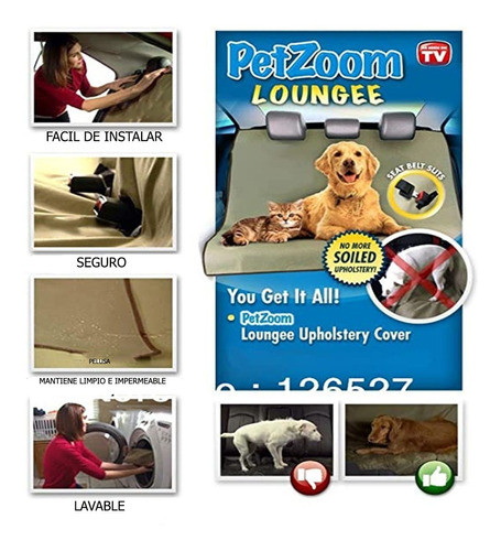 Funda Protectora Auto Mascota Impermiable Facil Intalacion 1