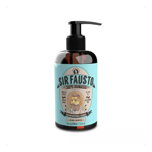 Sir Fausto Men´s Culture Shampoo Hidratante Para Barba 250ml 1