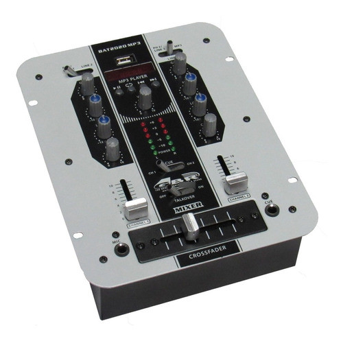 Mixer Dj Mdj206 Usb 2 Canales Mp3 Consola Mezclador Outlet 0