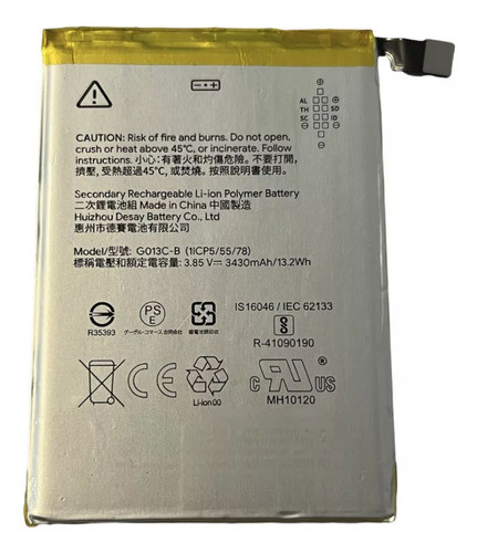 Bateria Compatible Para Google Pixel 3xl G013c Factura 0