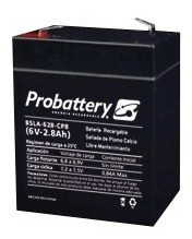 Bateria Probattery 6v 2,8ah Usos Multiples Plomo Acido 0