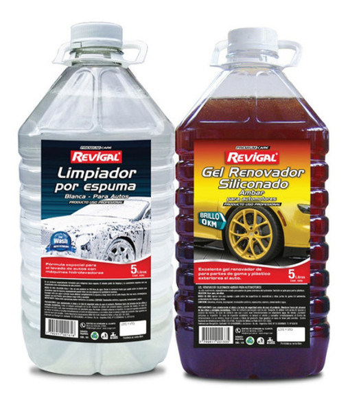 Shampoo Para Autos Hidrolavadora  Renovador En Gel   Revigal 0