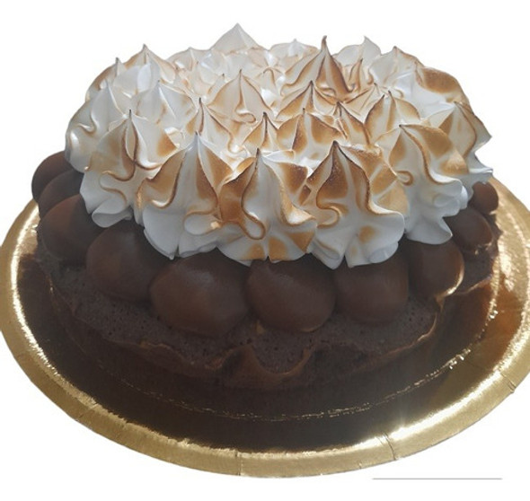 Torta Brownie Con Merengue 0