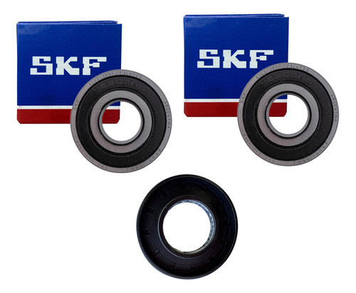 Kit Rulemanes Reten Lavarropas Whirlpool Skf 0