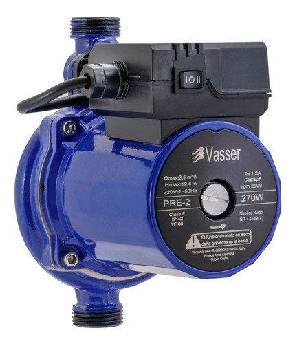 Bomba Presurizadora Vasser Pre2 270 Watts 0