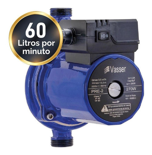Bomba Presurizadora Vasser Pre2 270 Watts 1