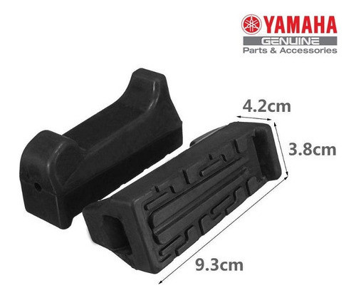 Goma De Pedalin Apoyo Para Ybr 125 Original Moto Riderpro 1