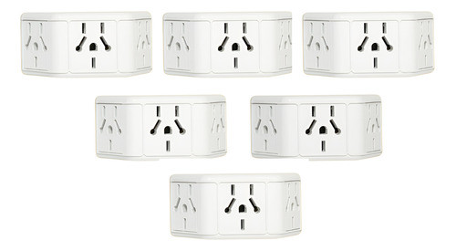 Adaptador Ficha Multinorma Triple X 2u 0