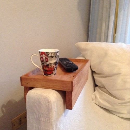 Mesa Apoyo Bandeja Apoyabrazos Sillon Con Borde Fino 1